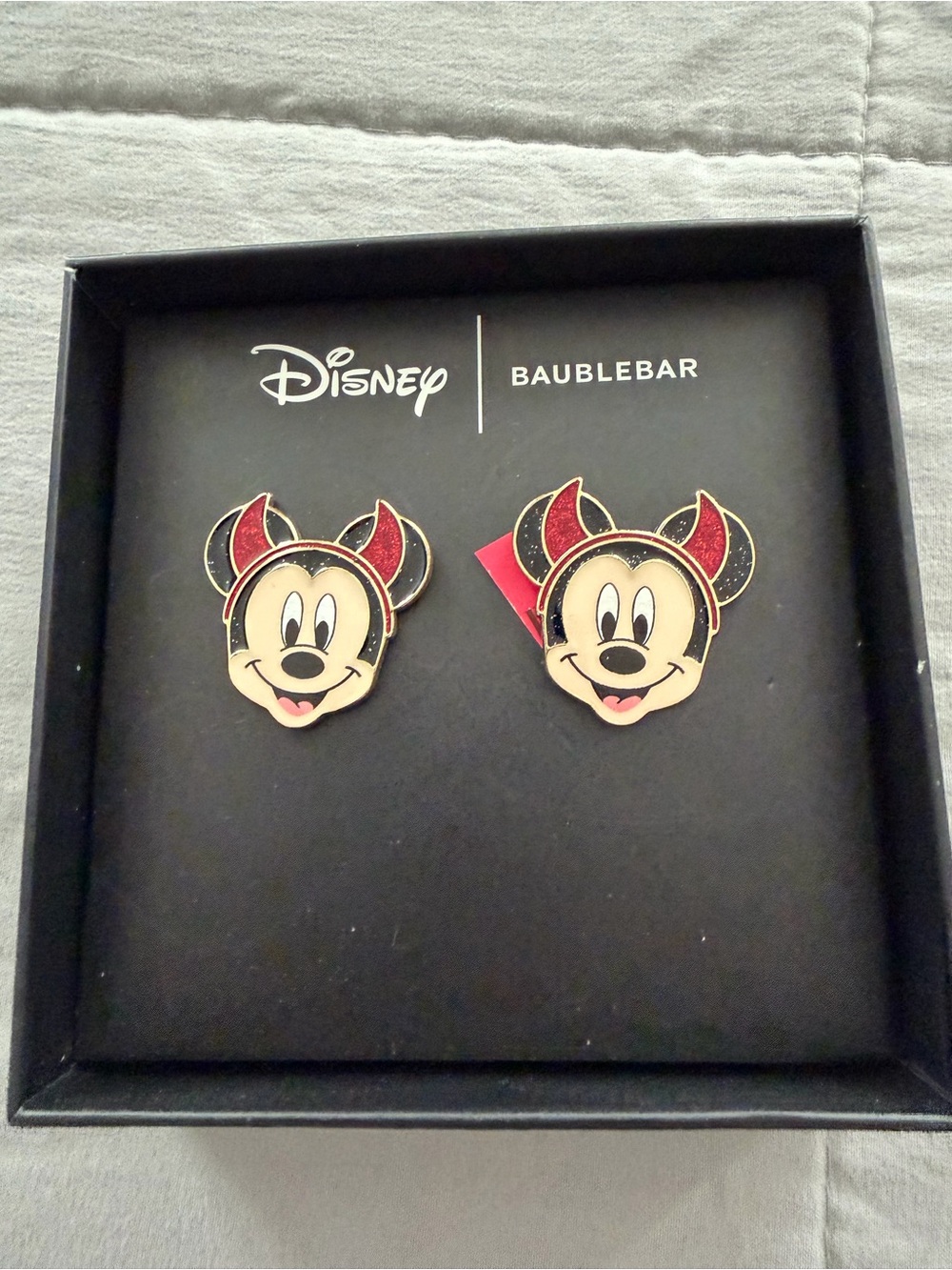 BaubleBar Mickey Mouse Halloween Stud Earrings